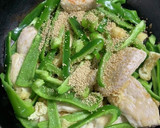 鶏むね肉と岩下の新生姜の和風炒め作り方9写真