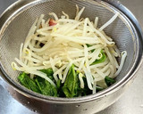 もやしとほうれん草の胡麻和え（ナムル）作り方2写真