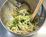 もやしとほうれん草の胡麻和え（ナムル）作り方5写真