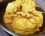 お豆腐と鶏挽肉で！油揚げの包み煮作り方7写真
