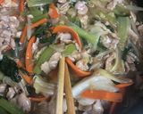 手抜きでヘルシー、新食感あんかけそば作り方1写真