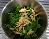 春菊と油揚げのサラダ作り方7写真