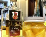 果実酒 完熟(半額)パイン酒作り方2写真