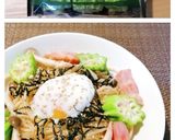 夏野菜✤オクラとベーコンの和風パスタ作り方5写真