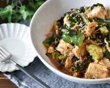 豆腐とわかめの韓国風サラダ作り方6写真