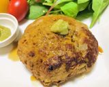 わさび醤油ハンバーグメインの夏野菜ご飯作り方3写真