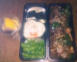 忙しい朝に簡単❗焼肉弁当✨(^q^)☺⛄作り方12写真