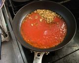 数分で作れる　トマトバジルスパゲティ作り方3写真