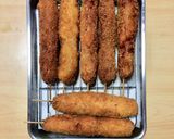 超簡単☆ふんわりチーズ生地のハットグ♫作り方8写真