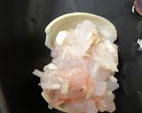 アサリの海老たたき詰めタジン蒸し作り方3写真