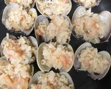 アサリの海老たたき詰めタジン蒸し作り方5写真