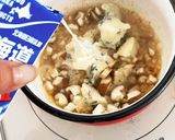 ゴルゴンゾーラのチーズリゾット。作り方6写真