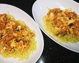 マーボー麺 ～気分はジャージャー麺～作り方2写真
