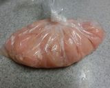 ぷりっとやわらか♪　鶏むね肉のカレー焼き作り方3写真
