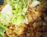 ◆簡単♡レタスとウインナーのカレー炒飯◆作り方4写真