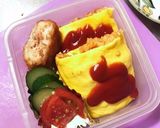 冷凍オムライスのお弁当作り方2写真