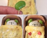 雨月3　ねぼうくまちゃん弁当作り方3写真