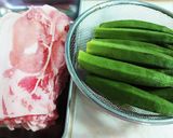 レンジで簡単!サラダ風オクラの豚巻き作り方1写真