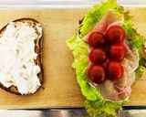 きしめんチップスと生ハムのサンドウィッチ作り方6写真