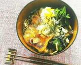 山菜キツネ蕎麦、大根おろし添え柚子風味作り方5写真