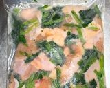 シャトルシェフで☆お肉とほうれん草の塩煮作り方2写真