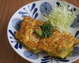 アボカドと大葉のスペイン風オムレツ♪作り方6写真