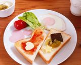 ほんのりピンクのハムハート♡作り方2写真