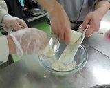 ふんわりやわらか大和芋の磯辺揚げ作り方2写真