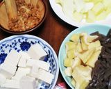 納豆汁（にんにく唐辛子入り）作り方1写真