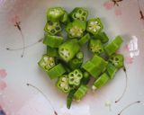 オクラ・ほうれん草のトロ♡やわ♡ごまあえ作り方1写真