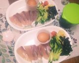 ハマチ(ブリ)の刺身を卵かけご飯にon作り方11写真