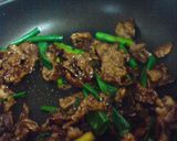 ガッツリご飯と☆牛肉の甘辛炒めwith卵作り方3写真