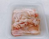 電子レンジで簡単！鶏皮ポン酢作り方1写真