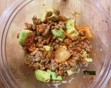 納豆アボカドキムチ丼♪作り方3写真