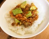 納豆アボカドキムチ丼♪作り方4写真