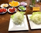 生野菜サラダ、サウザンアイランドを添えて作り方1写真