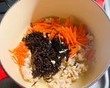 鶏ひき肉入り炒り豆腐作り方6写真