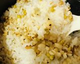 ハトムギと緑豆ごはん炊き方　美肌と健康に作り方5写真