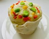 子供喜ぶ☆　レンジで野菜たっぷり蒸しパン作り方4写真