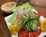 生野菜サラダ、サウザンアイランドを添えて作り方3写真