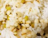 ハトムギと緑豆ごはん炊き方　美肌と健康に作り方12写真