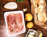 とりもも肉のエスカルゴバター焼き作り方1写真