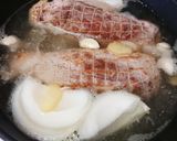 お弁当★新玉ねぎで超柔らか煮豚★作り置き作り方4写真