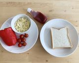 赤野菜のレッドホットチリトースト作り方1写真
