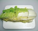白菜と豚肉の蒸し煮*梅風味作り方3写真