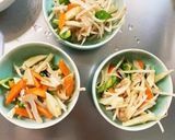 豆腐バーグ入ピリ辛冷麺スープ味ドーム蒸し作り方13写真