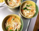 豆腐バーグ入ピリ辛冷麺スープ味ドーム蒸し作り方23写真