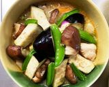 豆腐バーグ入ピリ辛冷麺スープ味ドーム蒸し作り方25写真