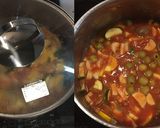 野菜と白身魚のボンゴレロッソ風スープ作り方10写真