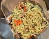 残り物を使った卵抜きモダン焼き作り方6写真
